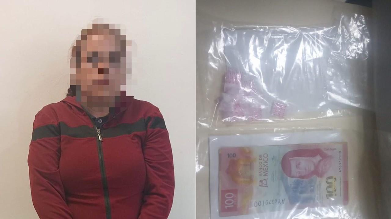 Una mujer fue detenida por traer droga presuntamente para su venta. Foto: Especial.