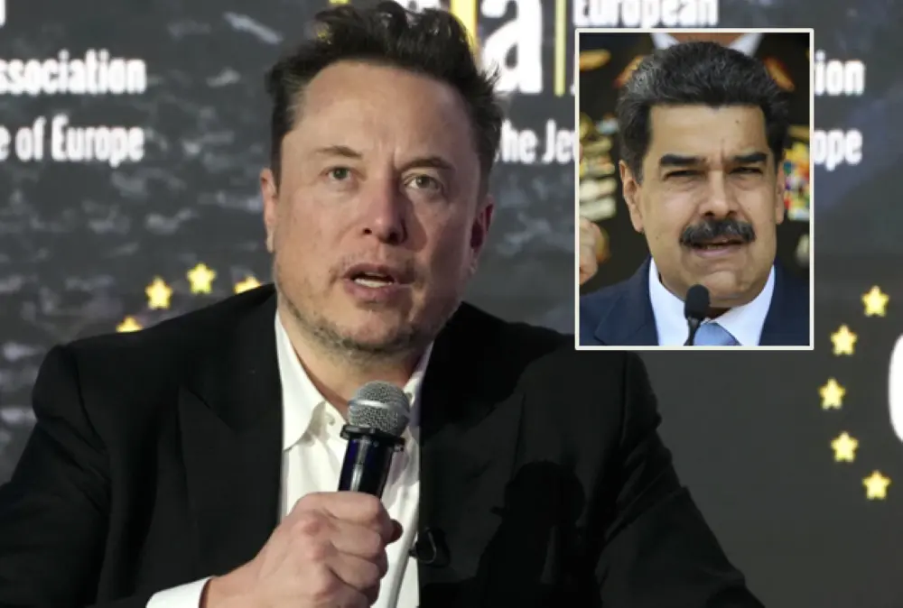 El magnate Elon Musk acepta el reto de pelear con Nicolás Maduro. Foto. AP