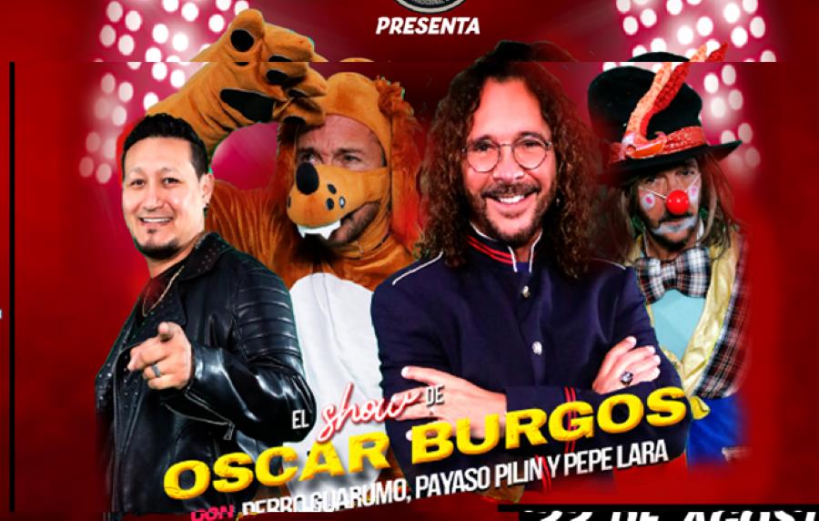 El comediante Oscar Burgos también tiene promociones en La Casa de Oscar Burgos. Foto. Facebook