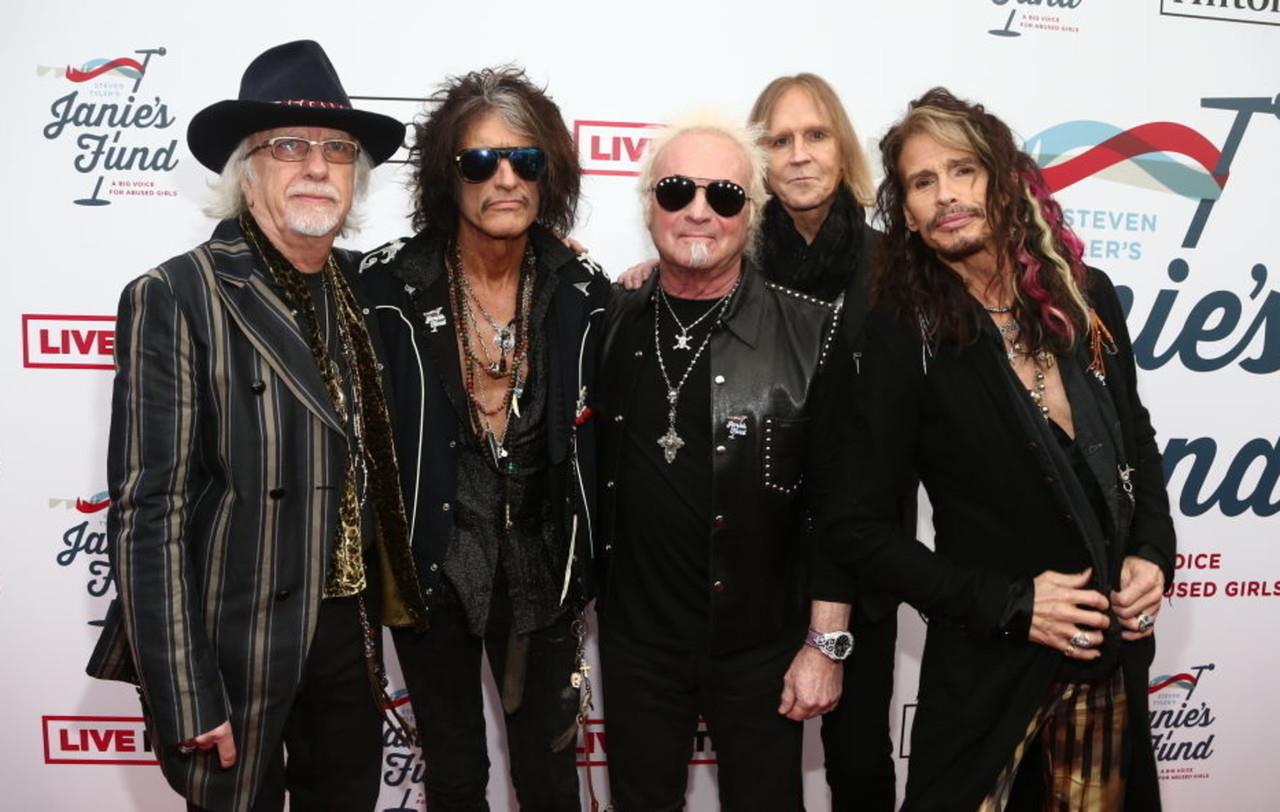 Aerosmith es una banda de hard rock que se formó en los años 70 en EU. Foto. Especial.