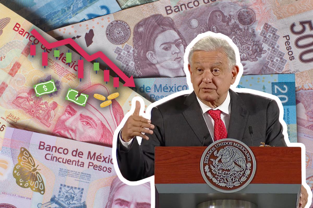 AMLO habla sobre Lunes Negro. Foto: SS de Conferencia de prensa