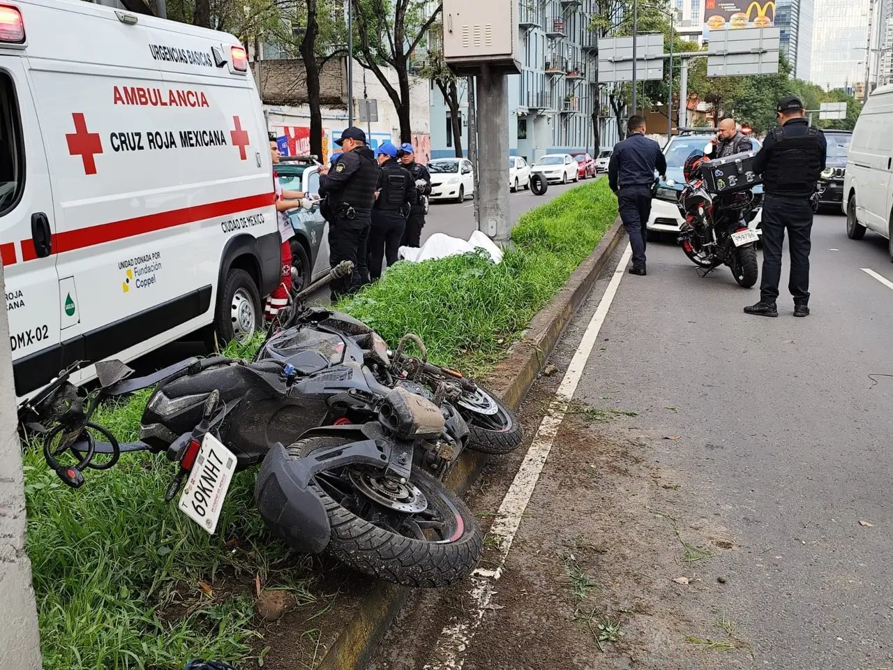 Motociclista muere al caer sobre Río San Joaquín. Foto: Ramón Ramírez