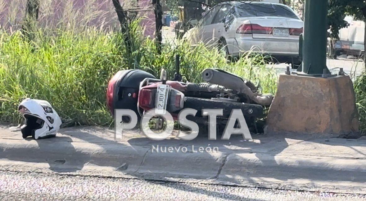 El accidente se registró cuando el conductor del vehículo de dos ruedas circulaba por Avenida Anillo Periférico, en dirección de norte a sur. Foto: POSTA