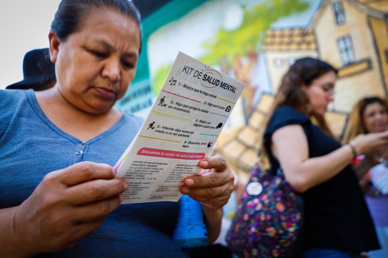 Señora en el Centro Juvenil de Prevención. Foto: Gobierno de Monterrey