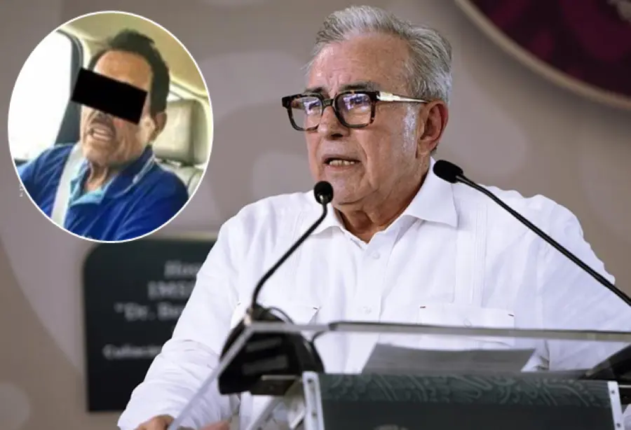 Gobernador de Sinaloa, Rubén Rocha Moya, niega cualquier relación con Ismael El Mayo Zambada. Foto. EFE