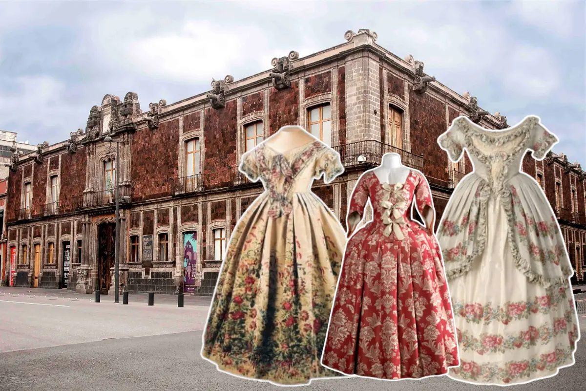 Museo de la CDMX y vestidos Novohispanos.     Foto: Especial