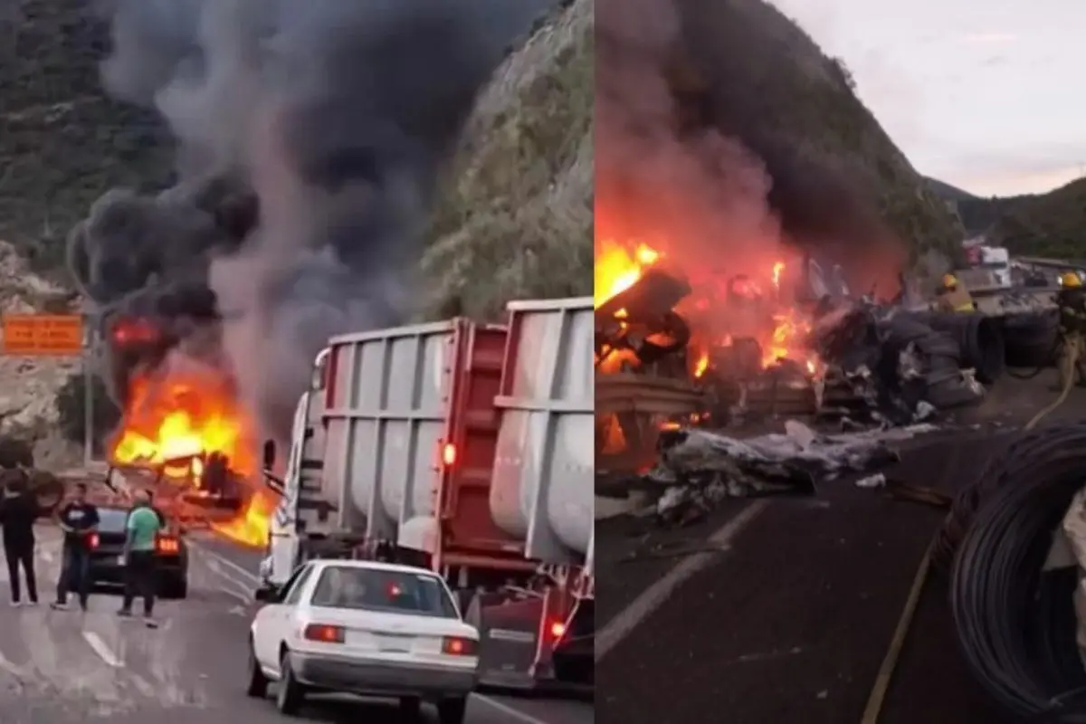 Accidente en los chorros. Foto de redes.