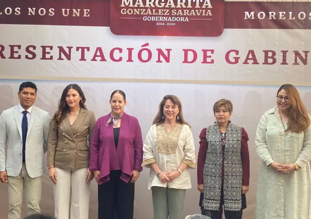 Gobernadora electa de Morelos, Margarita González, presenta su gabinete Social