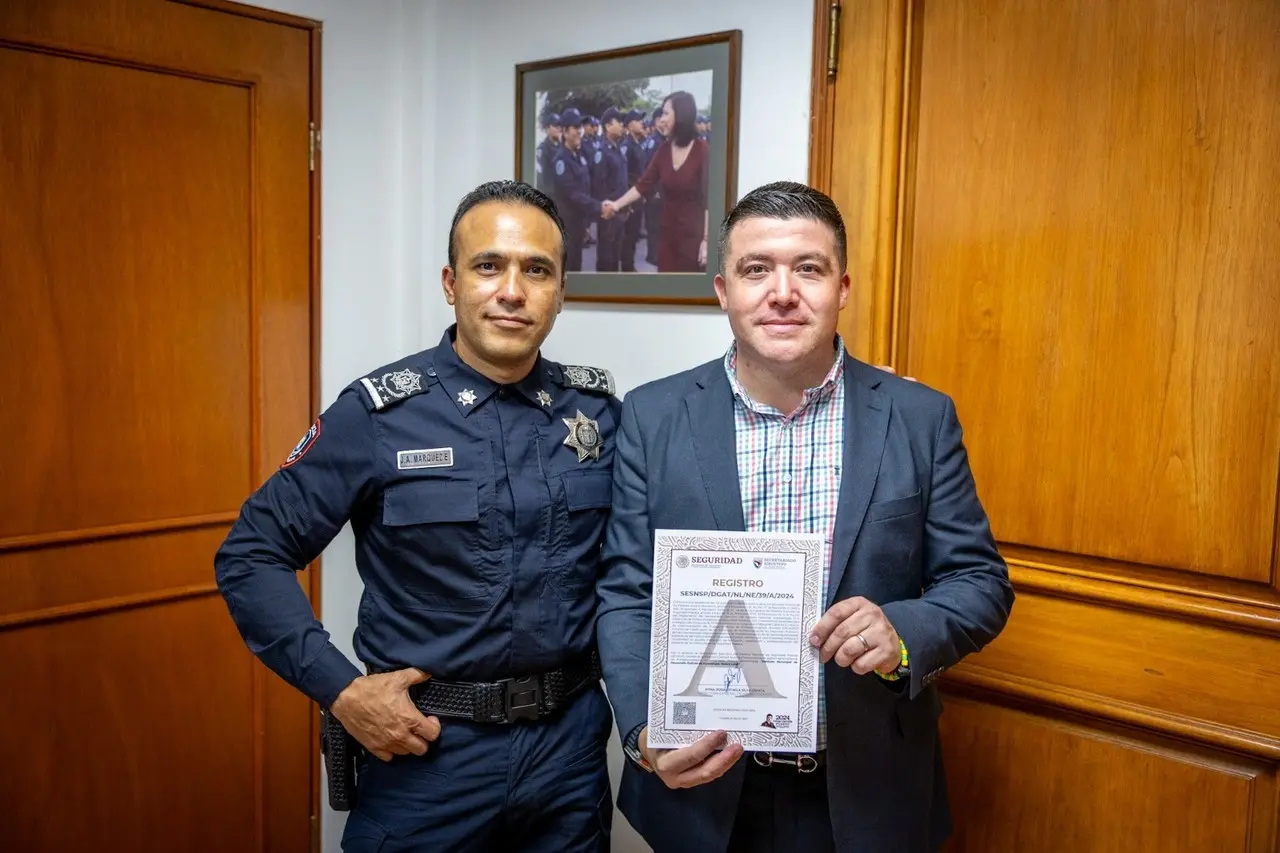 El Secretario de Seguridad Pública y Protección Ciudadana, Jorge Márquez. Foto: Gobierno de Guadalupe