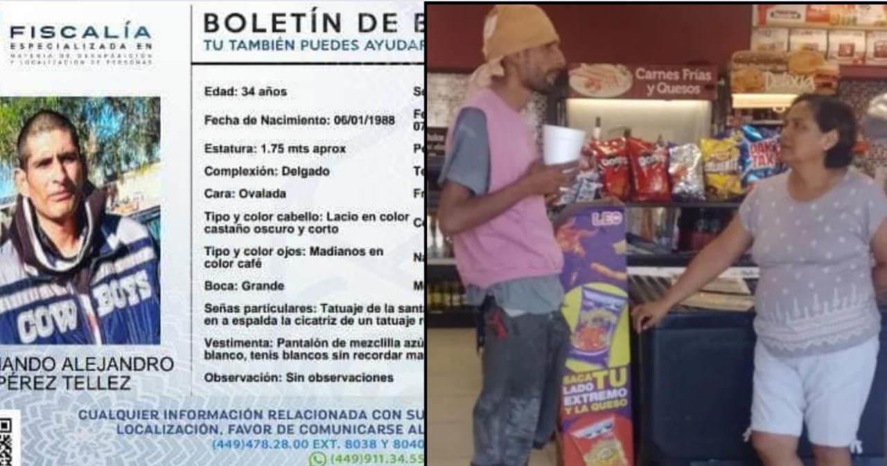 El joven fue hallado en una tienda Oxxo. (Fotografía: Redes sociales)