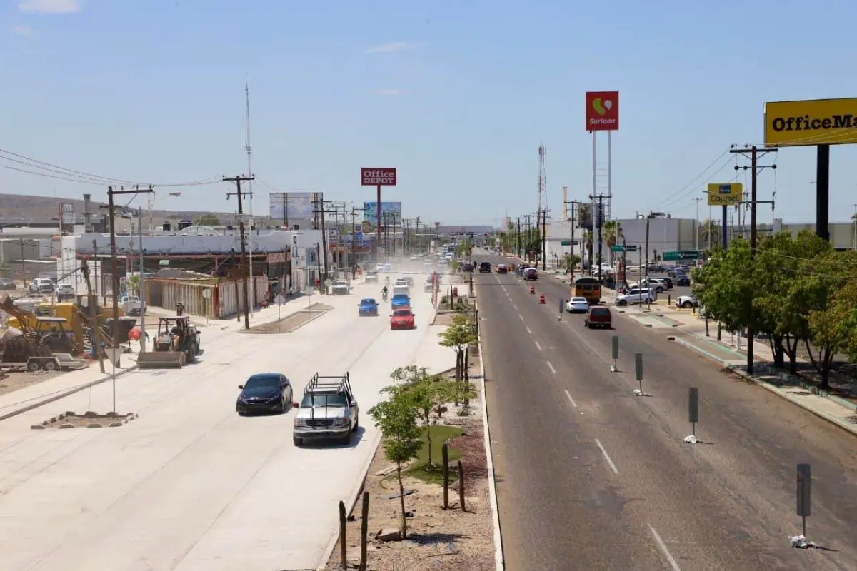 Bulevar Forjadores. Foto: Gobierno de BCS