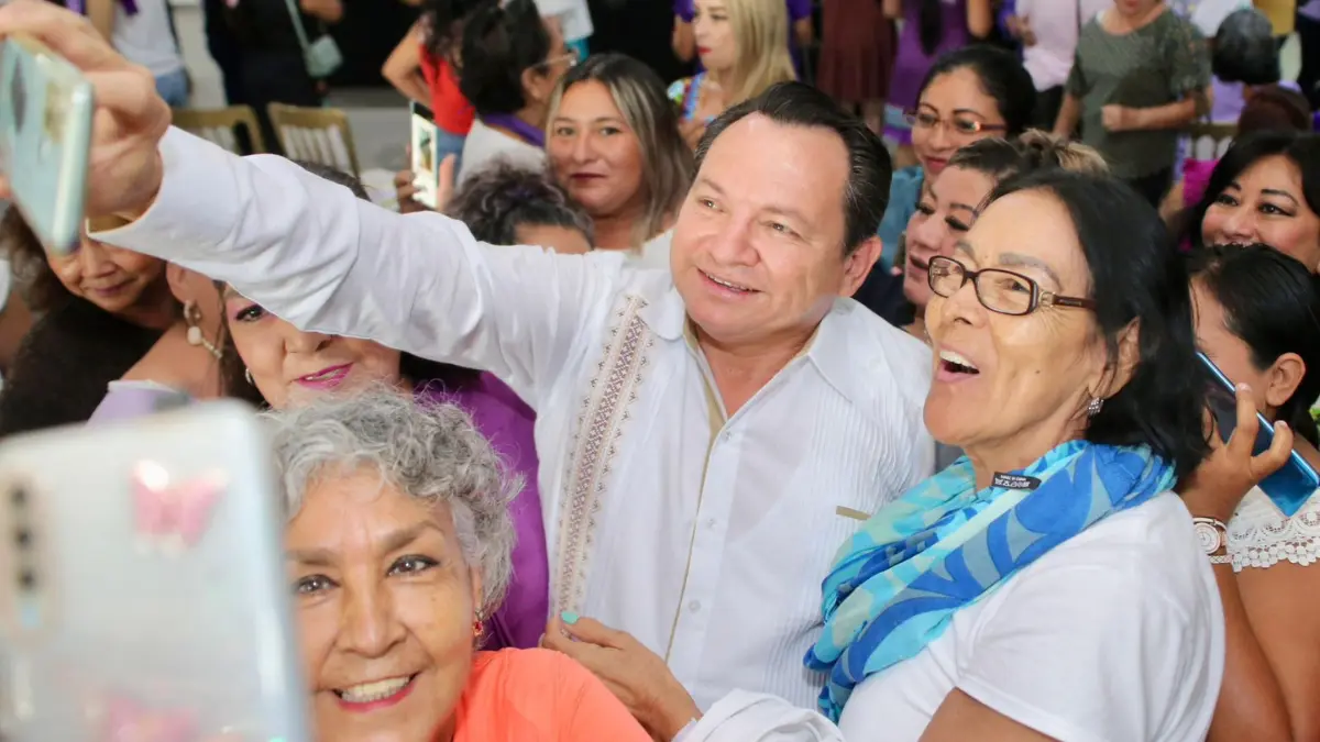 Díaz Mena reconoció que el papel de las mujeres fue fundamental para su triunfo Foto: Cortesía