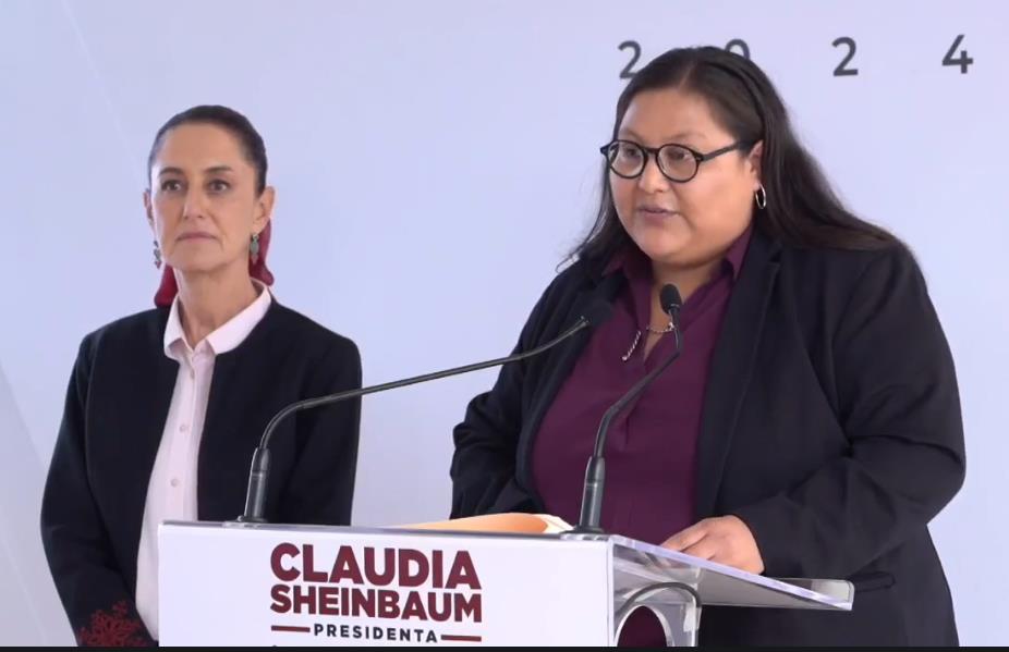 Citlalli Hernández Mora será la titular de la Secretaría de las Mujeres. Imagen: Captura de pantalla.