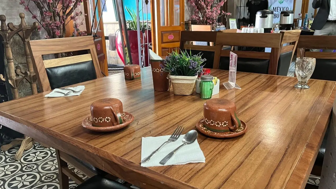 Mesa para 4 en un restaurante de Durango. Foto: Cortesía.