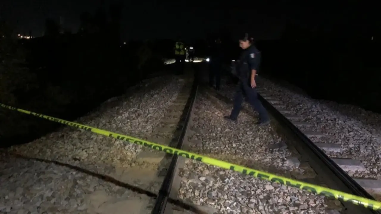 Vías del tren en las que se suscitó el deceso / Foto: Redes Sociales