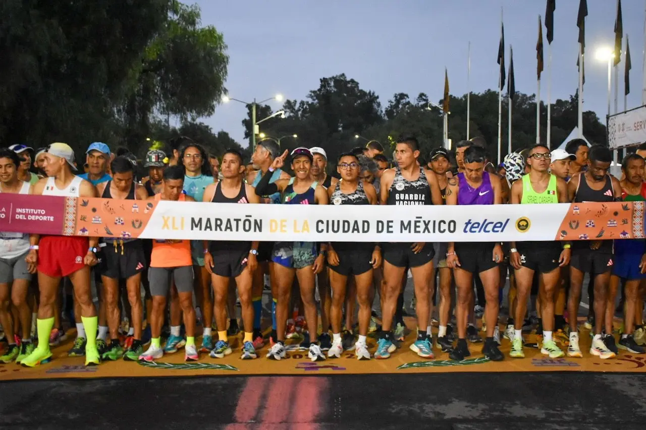 Maratón de CDMX.   Foto: @MaratonCDMX