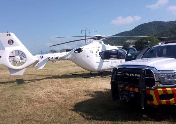 Mujer lesionada en Matacanes es rescatada por Protección Civil Nuevo León