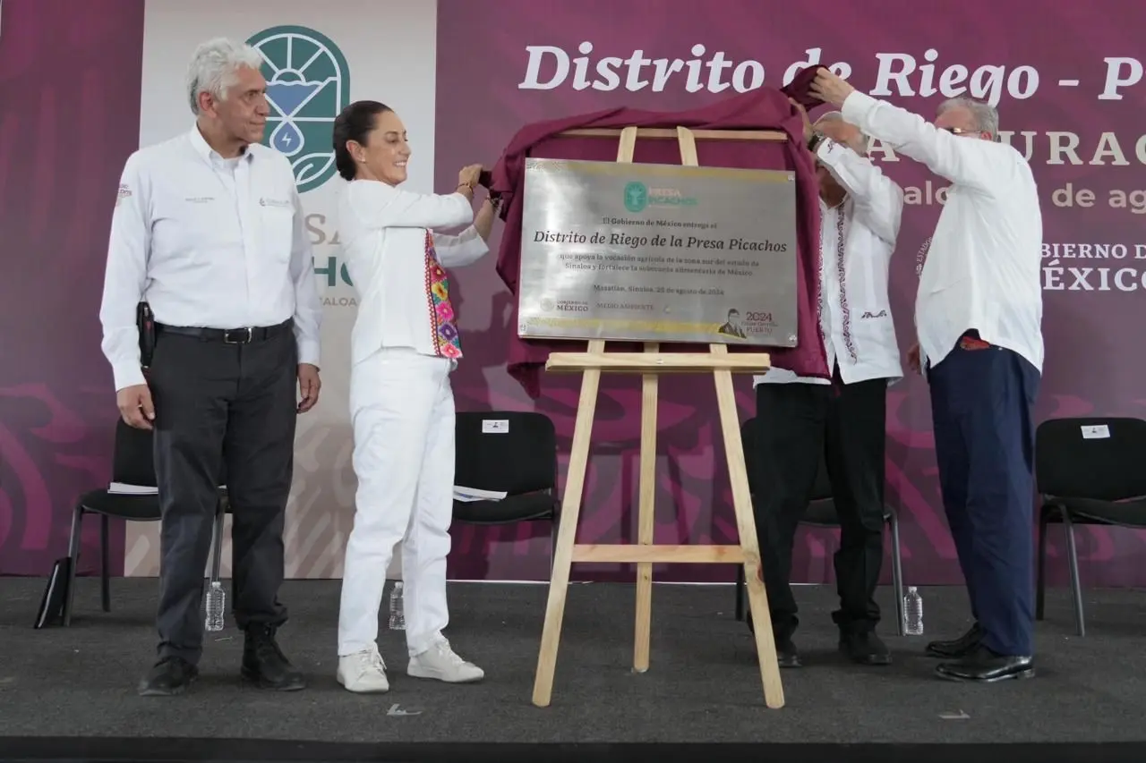 Presidenta electa de México, Claudia Sheinbaum, Presidente Andrés Manuel López Obrador. Foto: Prensa Claudia Sheinbaum