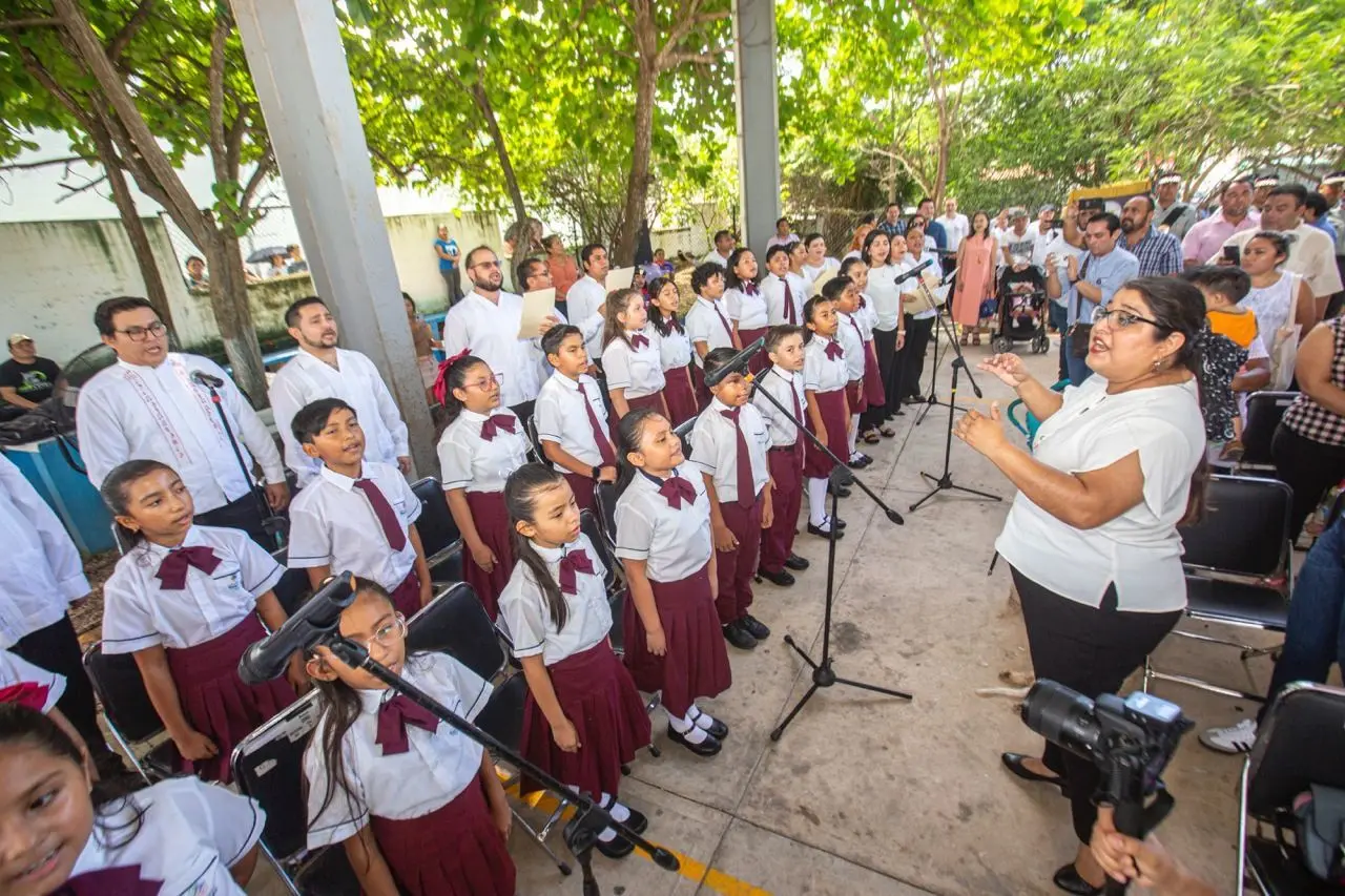 Coro de la Escuela Primaria “Nicolás Bravo”. Foto: SEGEY