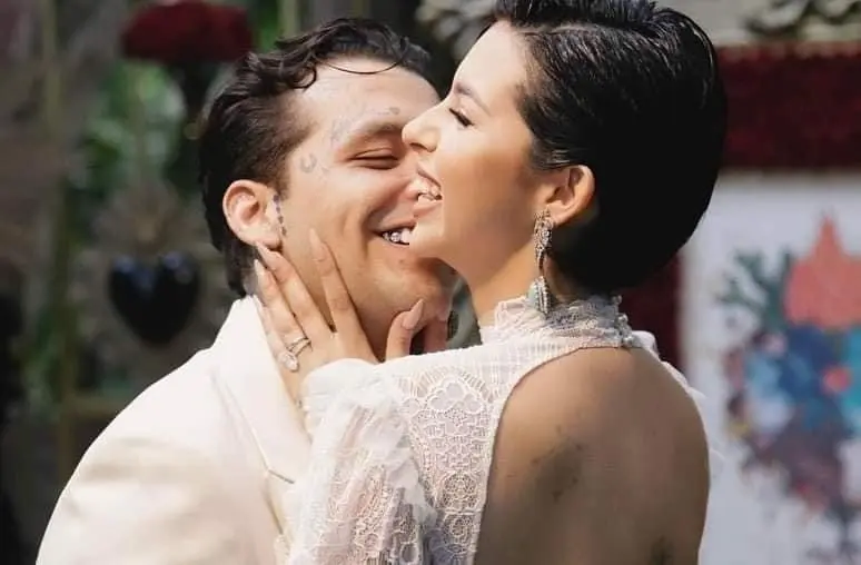 Ángela Aguilar celebra con video su primer mes de casada con Christian Nodal Foto: Redes Sociales