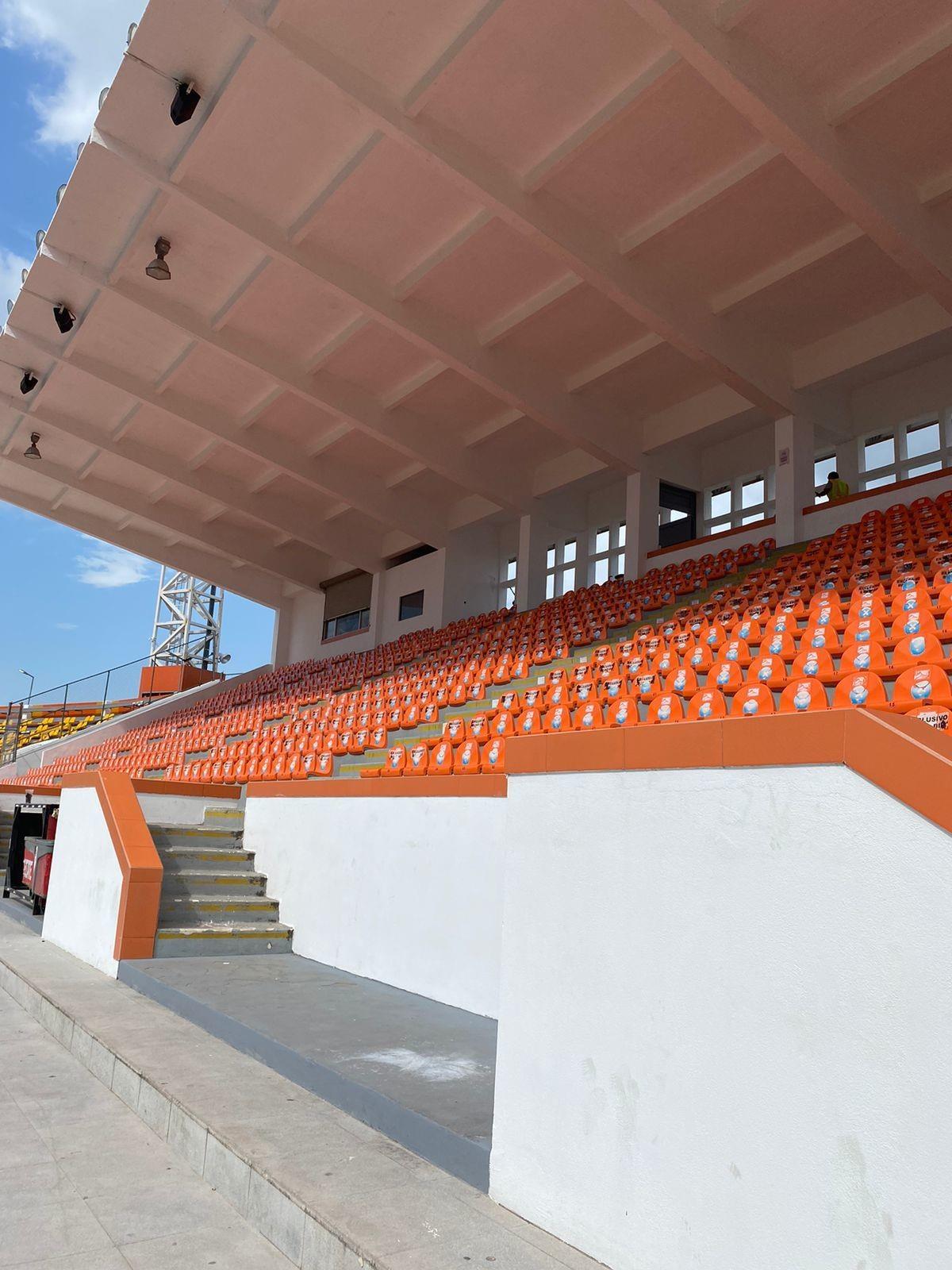 Estadio Olimpico Ing. Marte, R. Gómez luce como nuevo con remodelaciones