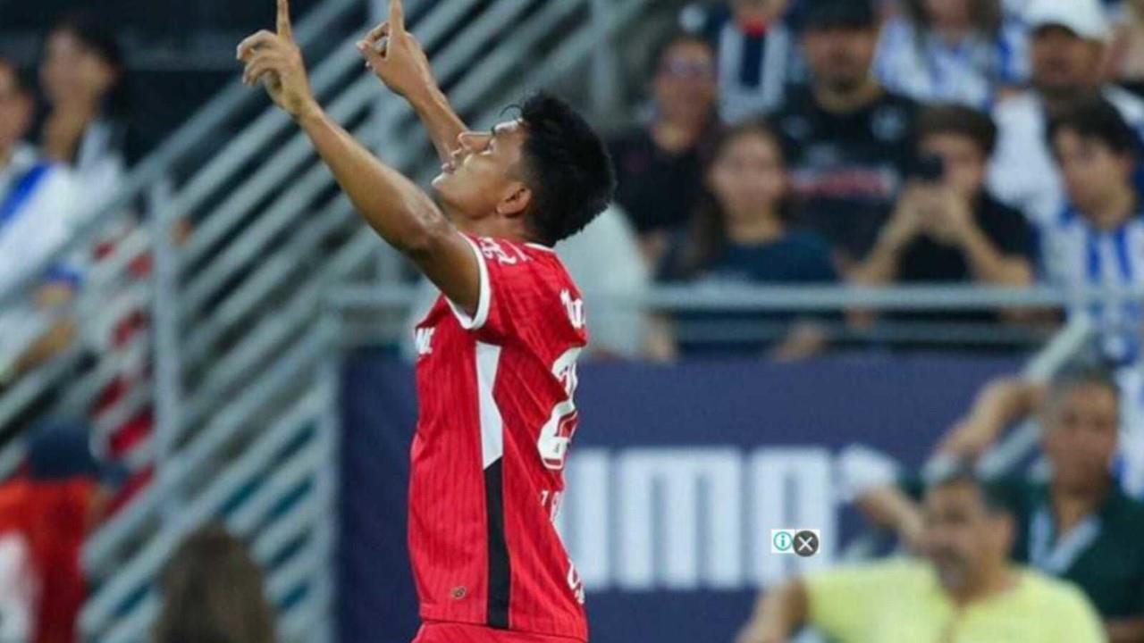 Se hizo presente la Ley del ex, Jesús Gallardo abrió el marcador al minuto 5. Foto: Toluca FC