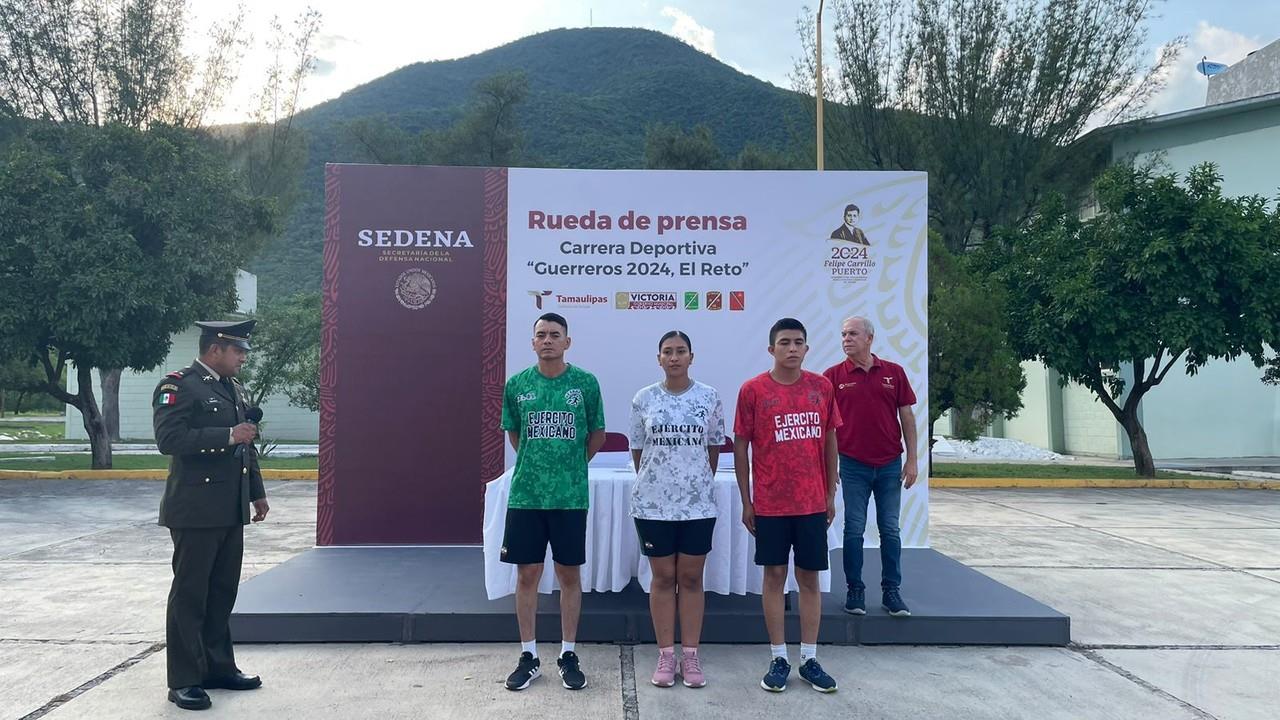 El próximo sábado 7 de septiembre de 2024, el personal del 77/o. Batallón de Infantería invita a la ciudadanía de Tamaulipas a participar en la tradicional carrera deportiva GUERREROS 2024: EL RETO. Foto: Redes sociales