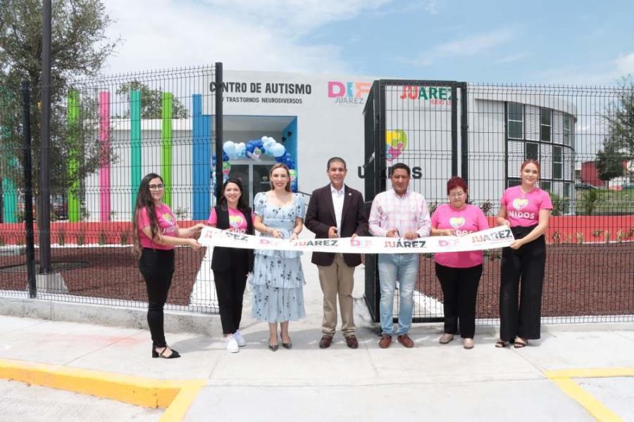 Alcalde Francisco Treviño inaugura Centro de Autismo en Juárez