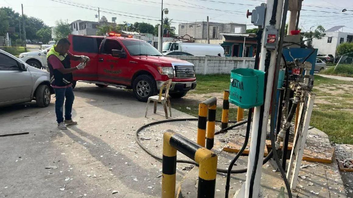 Afortunadamente solo se presentó una persona herida. Foto: redes sociales