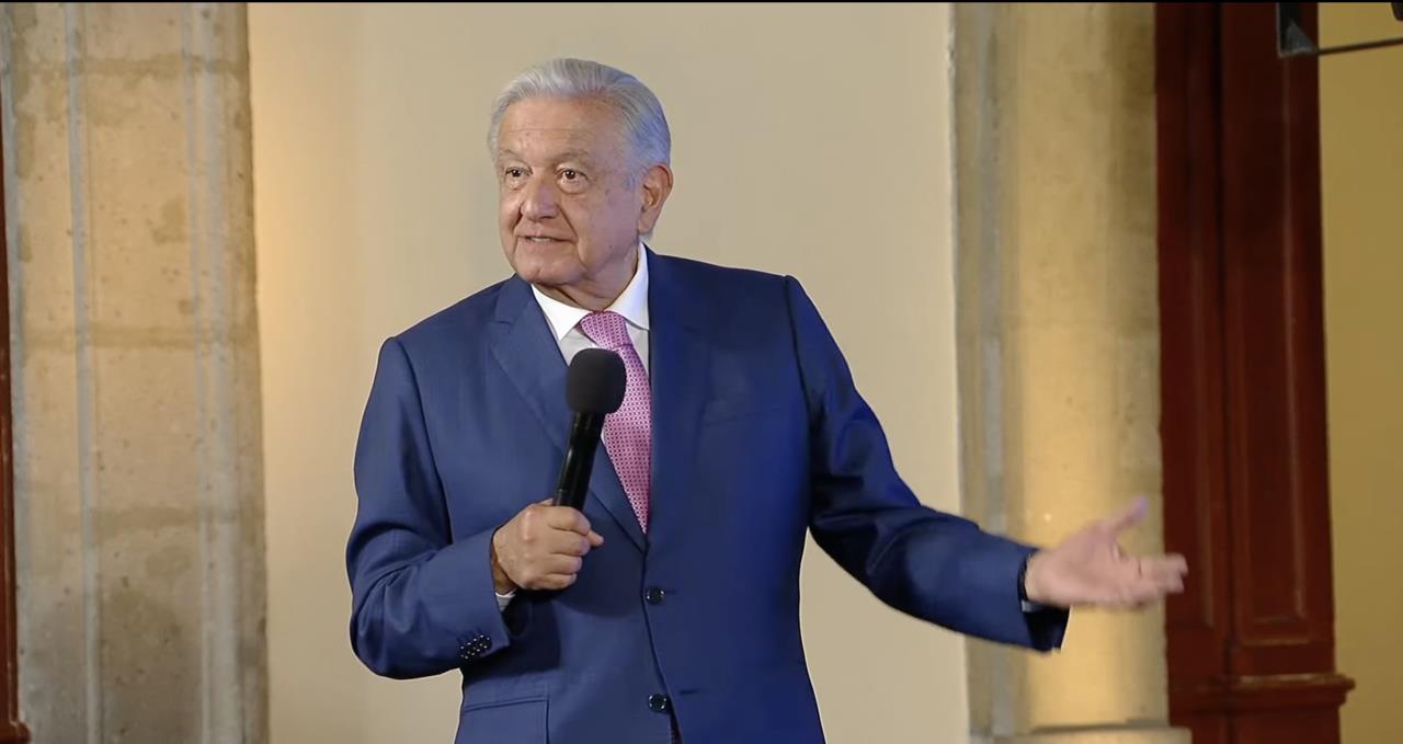 AMLO celebrará la aprobación de reforma al Poder Judicial. Foto: SS de conferencia de prensa