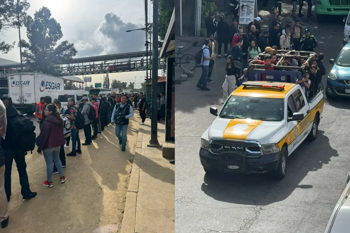 Diferentes usuarios se vieron afectados por fallas en el Metro, autoridades brindaron servicio de apoyo. Foto: Ramón Ramírez