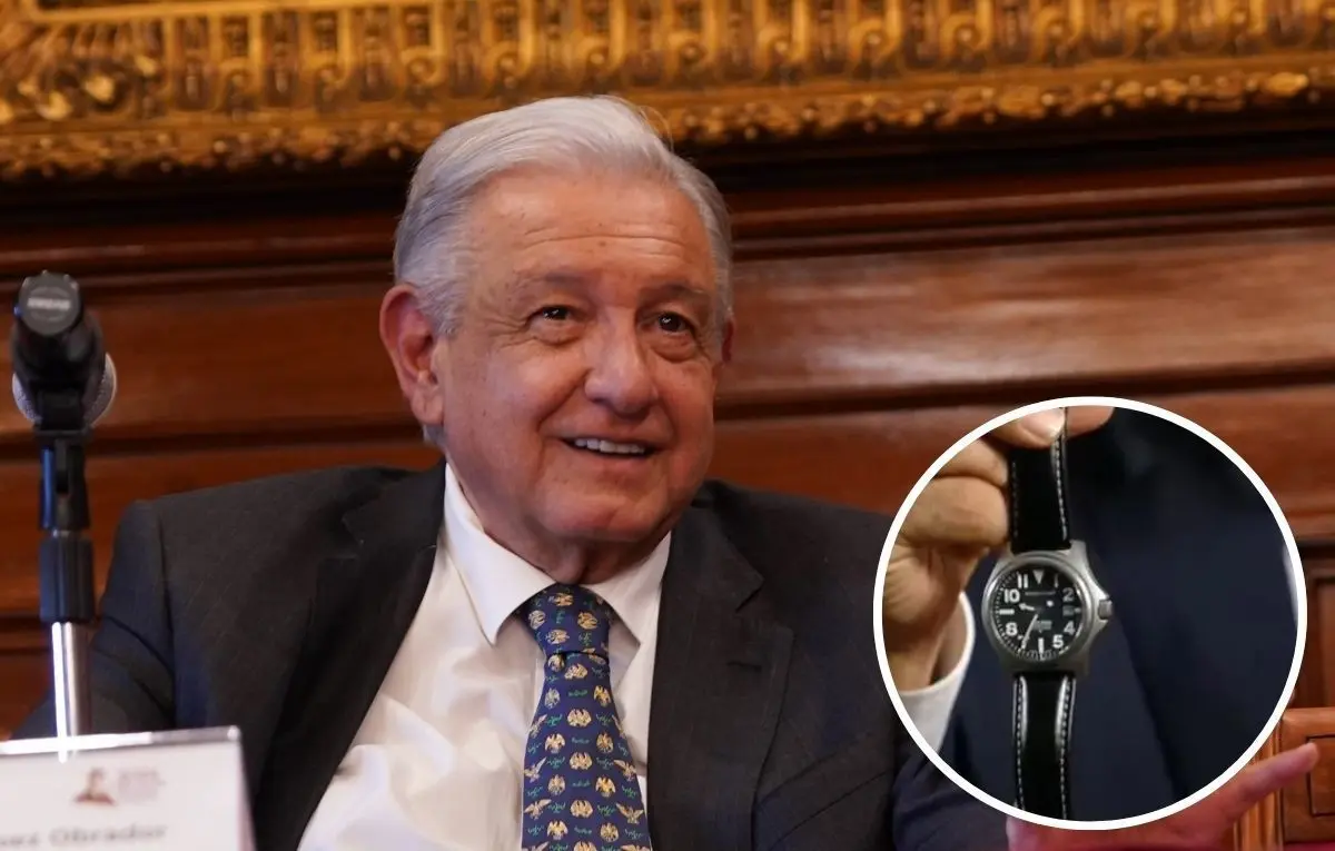 AMLO asegura que rifará su reloj personal entre los periodistas de la mañanera