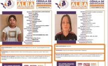 Reactivan Protocolo Alba para dos menores desaparecidas en La Paz