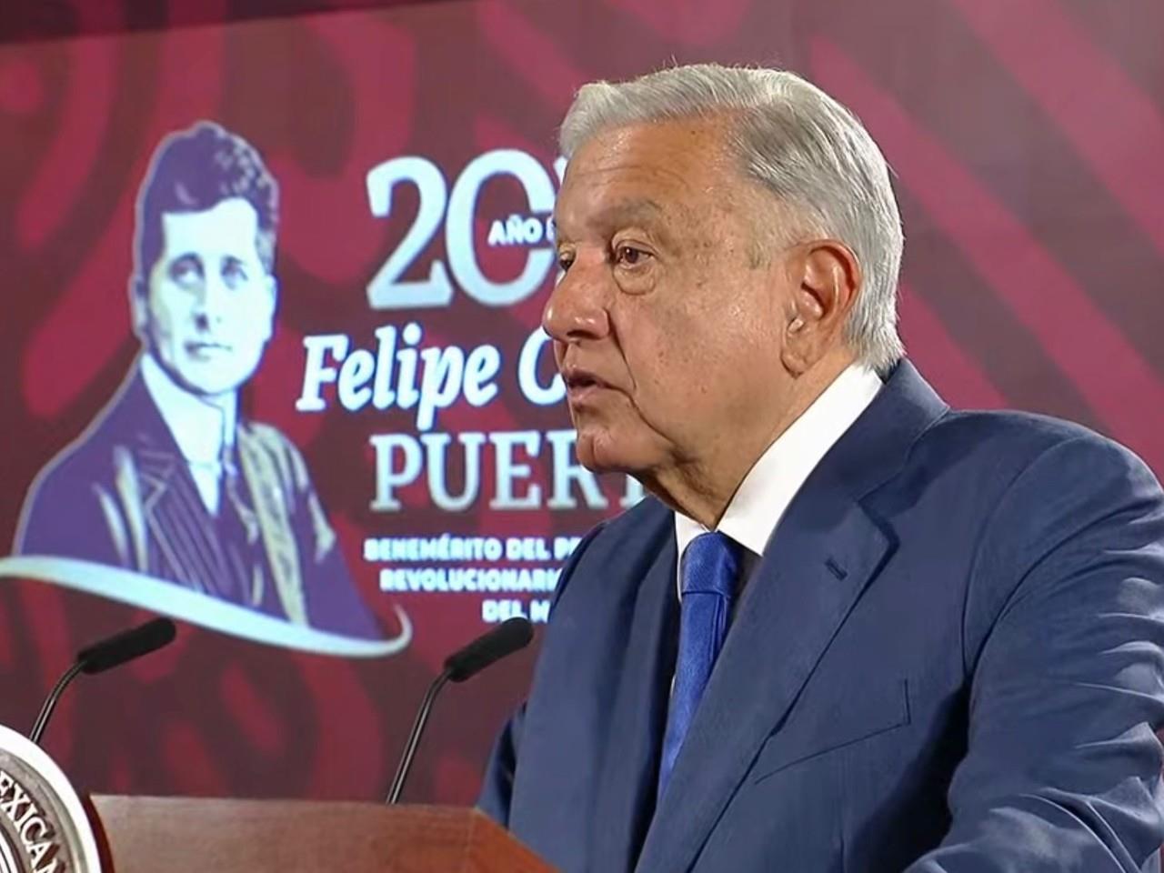 Andrés Manuel en la conferencia matutina. Foto: Captura de pantalla