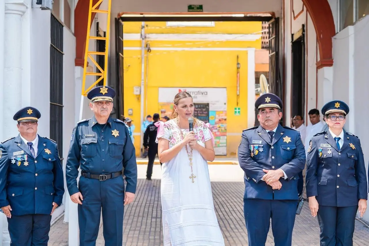 Cecilia Patrón resaltó que la seguridad es una prioridad para su administración. Foto: Cortesía