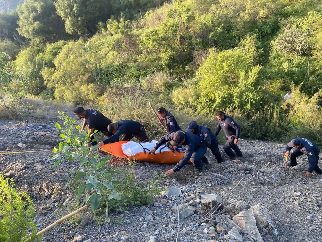 Fueron localizadas dos personas en el arroyo La Encantada. (Fotografía: Gobierno Ramos Arizpe)