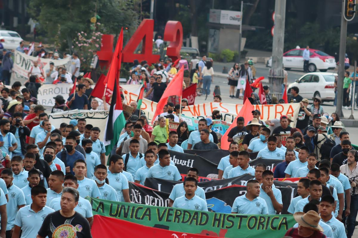 Manifestaciones CDMX 17 de Septiembre. Foto: Archivo de @ANUEE_MX