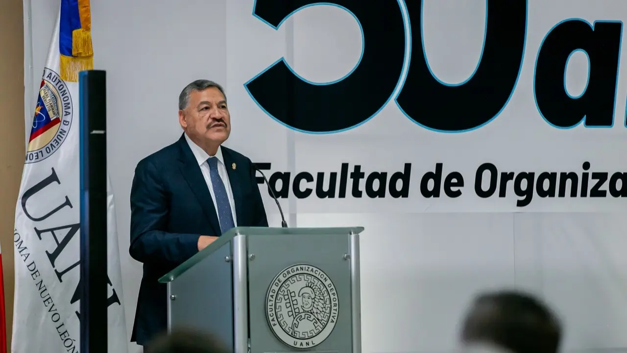 Durante la celebración, se destacó el importante papel que la FOD ha tenido en la formación de destacados profesionales del deporte. Foto: UANL.