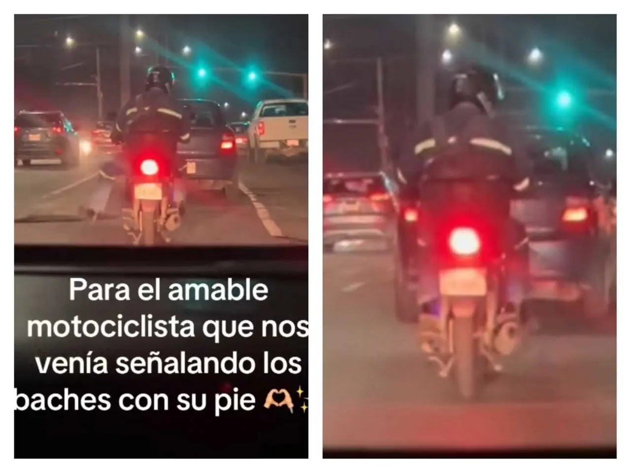 El video ha generado cientos de reacciones y comentarios, unos internautas alegan que todos los motociclistas hacen lo mismo. Foto: Tiktok.