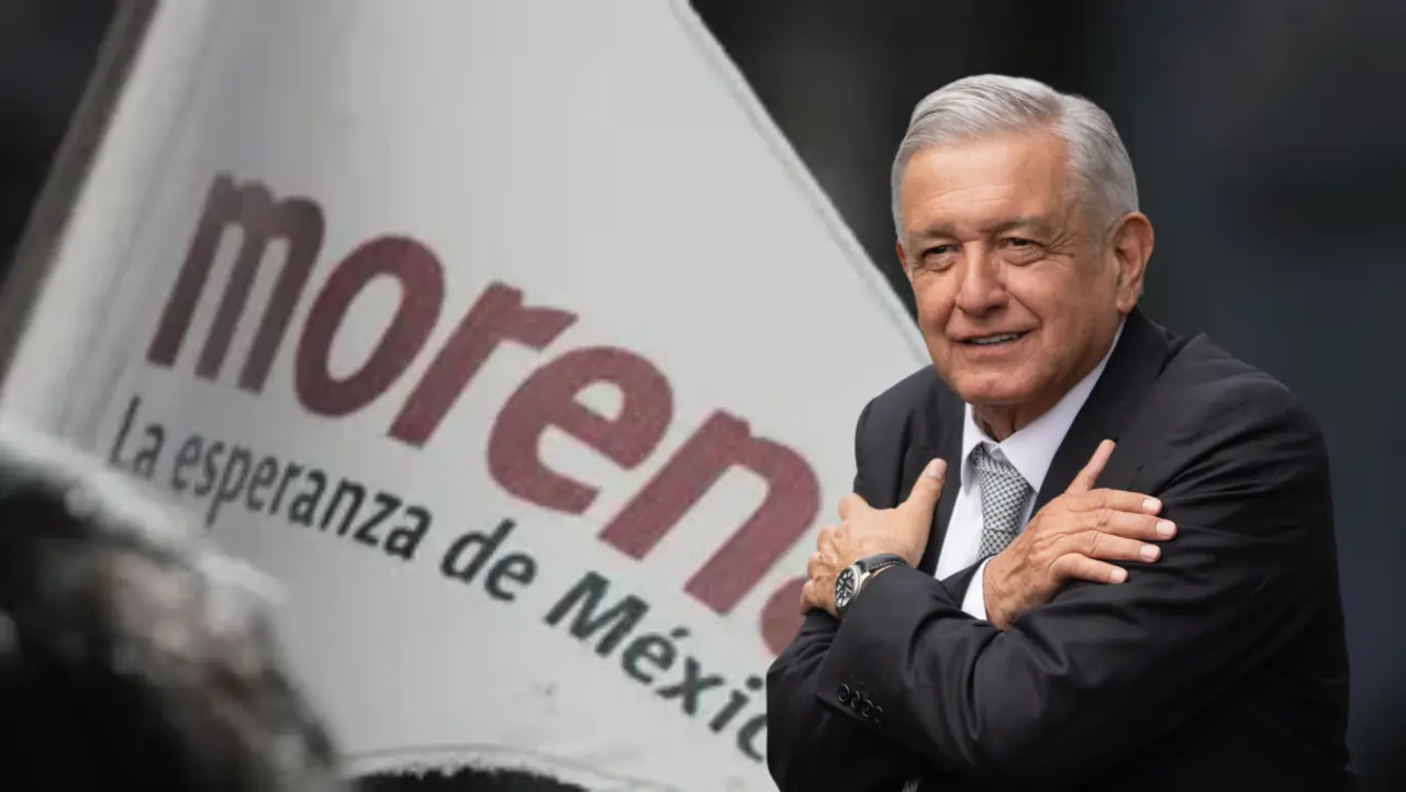 El presidente Andrés Manuel López Obrador envió un mensaje de despedida a Morena. Foto: Especial