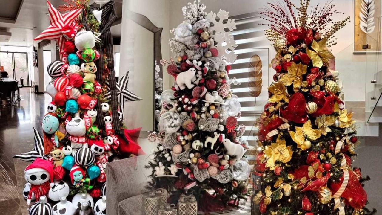 Joven duranguense ofrece la renta del árbol, la decoración, el montaje y, posteriormente, el desmontaje de todo lo que necesites para esta navidad. Foto: Violeta Reyes Decoración, en Facebook.