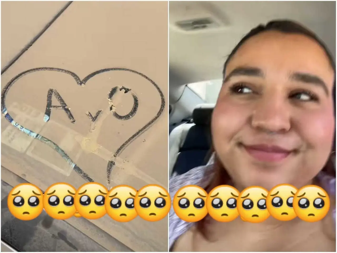 En el video se muestra a la pareja en camino al lugar en cuestión, mientras avanza el video, la joven revela cuál es el lugar... ¡un yonque de autos!. Foto: Tiktok.