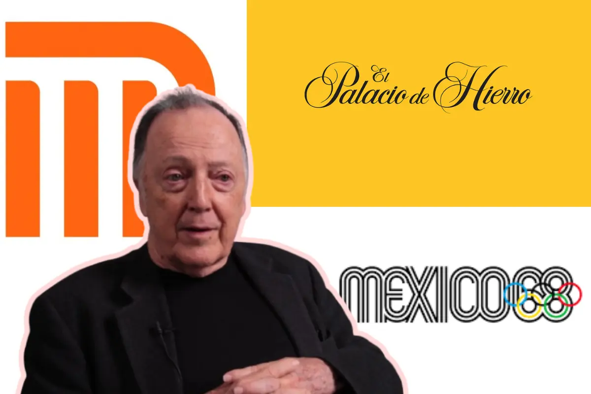 Lance Wyman y diferentes diseños gráficos de CDMX.    Foto: Especial