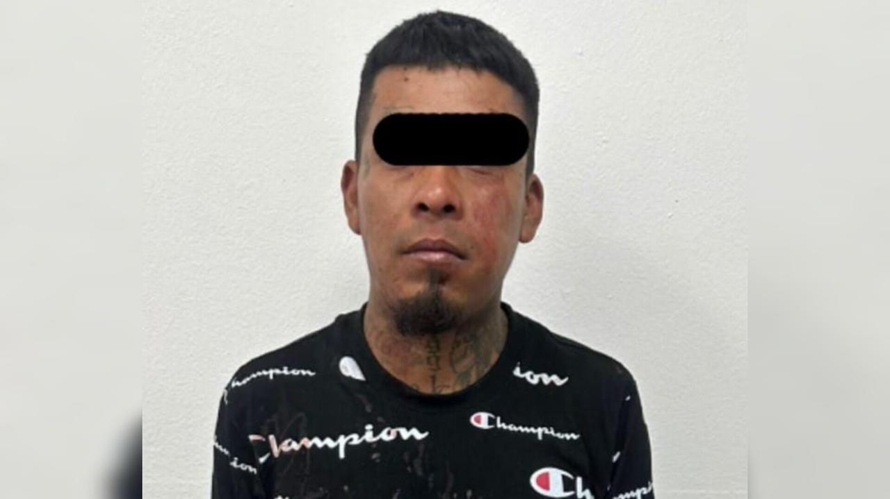 José Daniel de 32 años fue detenido por golpear a su pareja en colonia Nueva Escobedo. Foto. Seguridad Escobedo