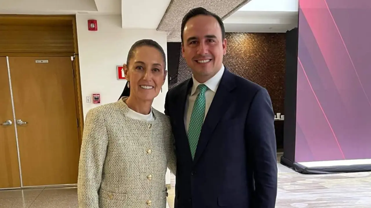 Manolo Jiménez, mandatario estatal de Coahuila y Claudia Sheinbaum presidenta electa de México / Foto: Gobierno de Coahuila