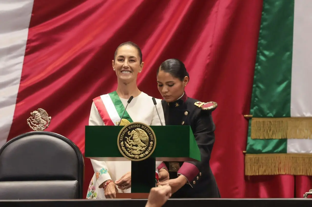 Claudia Sheinbaum se convierte en la primera presidenta de México. Foto: Gobierno de México.