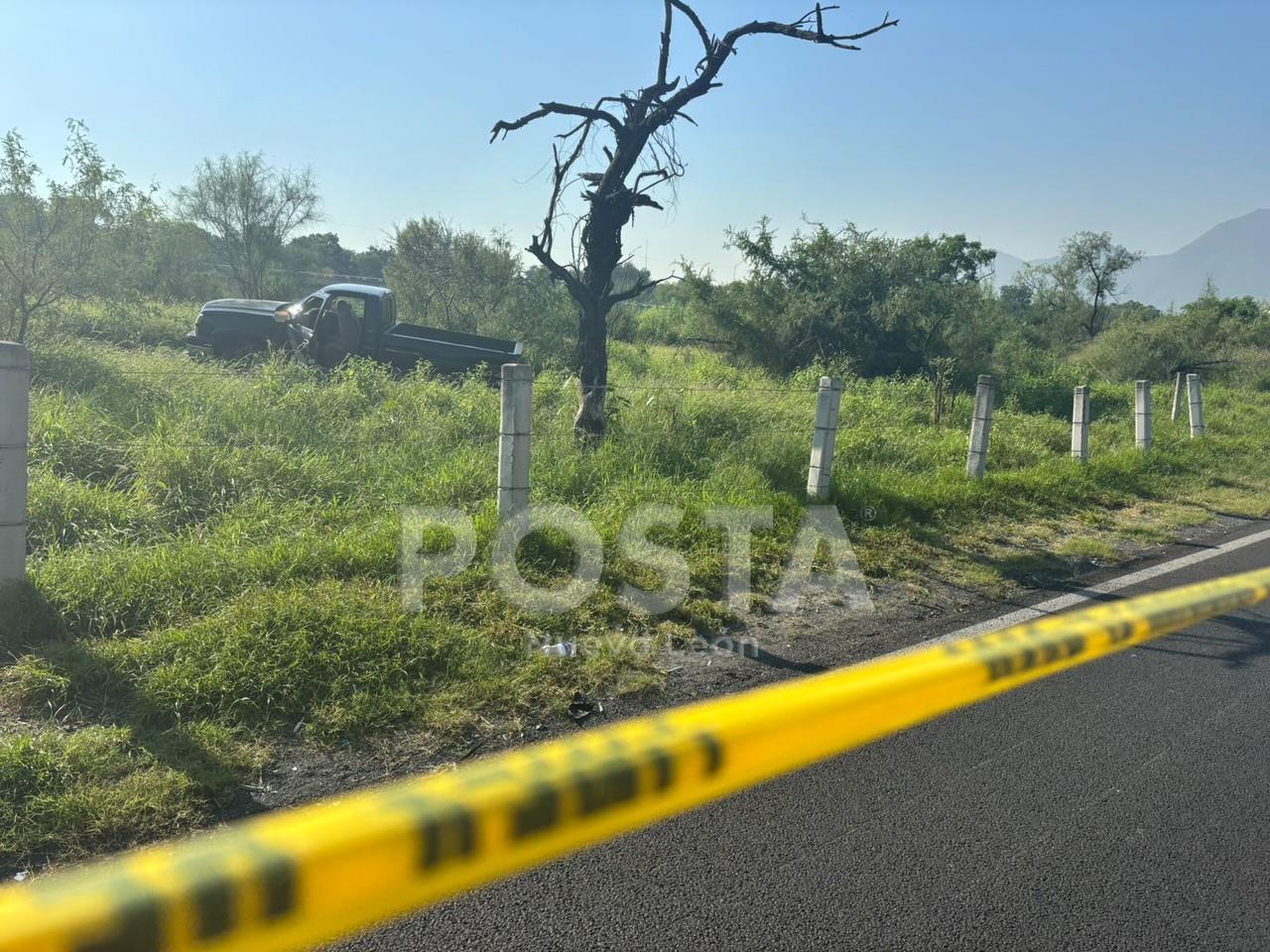 Camioneta parte de la persecución dañada en Guadalupe. Foto: POSTA MX.