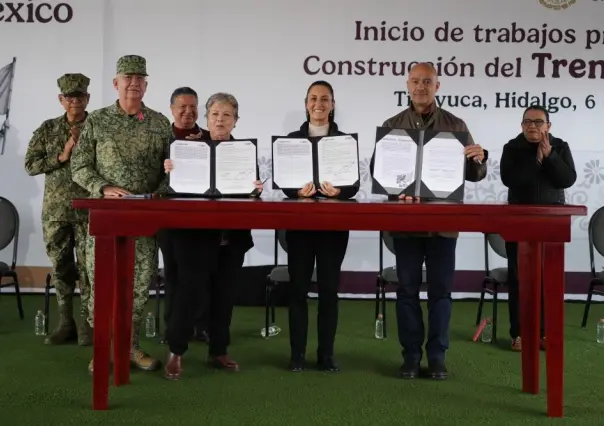 Claudia Sheinbaum lidera inicio de trabajos del Tren México-Pachuca