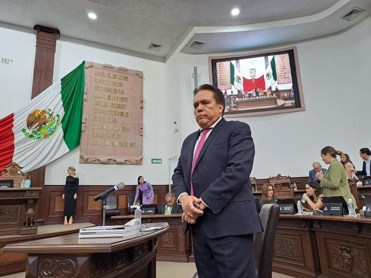 El fiscal Gerardo Márquez durante su informe. (Fotografía: Leslie Delgado)