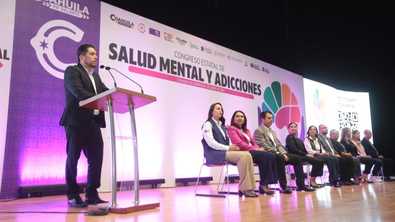 Congreso Estatal de Salud Mental y Adicciones en Coahuila / Foto: Gobierno del Estado de Coahuila